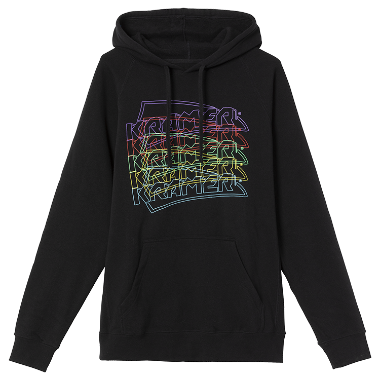 Neon Pullover Hoodie (Black) - L