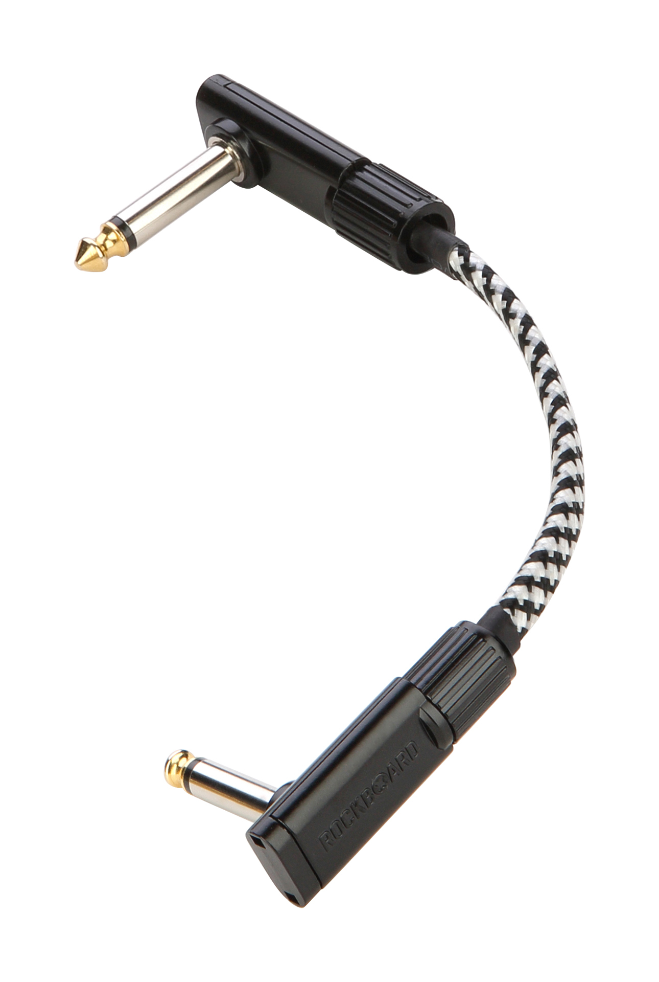 Salt&Pepper Tweed Series Flat Patch Cable - 10 cm