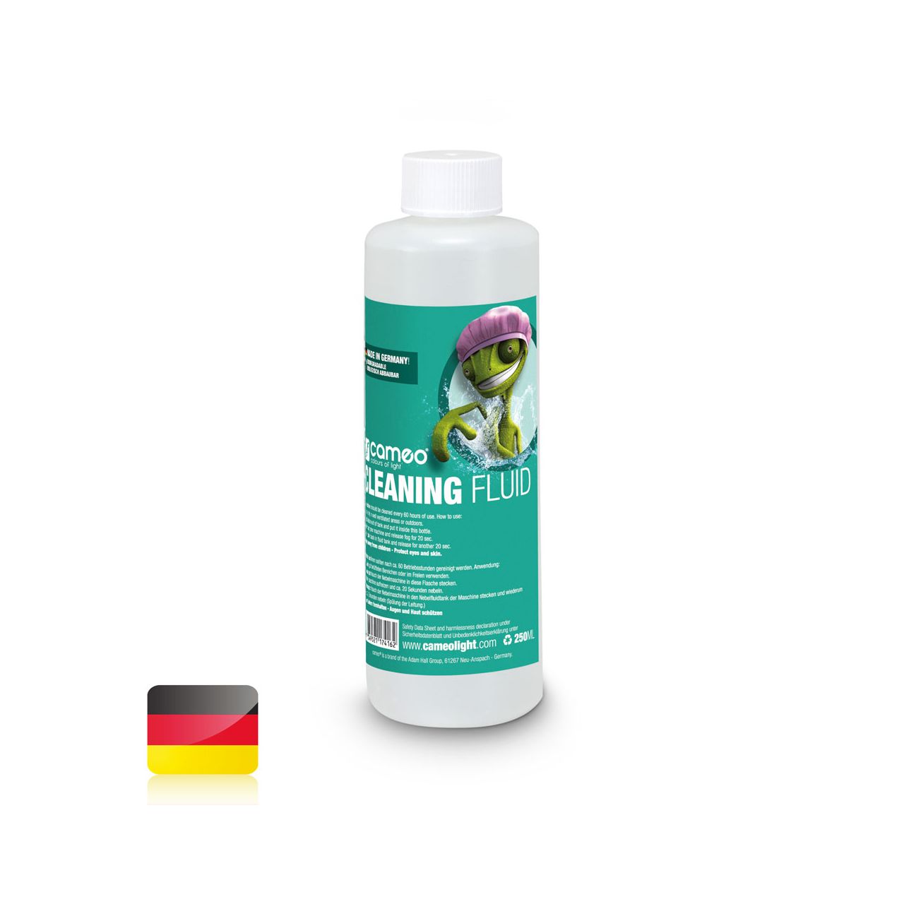 Cameo CLEANING FLUID 0,25L - Spezialfluid zur Reinigung von Nebelmaschinen 250ml