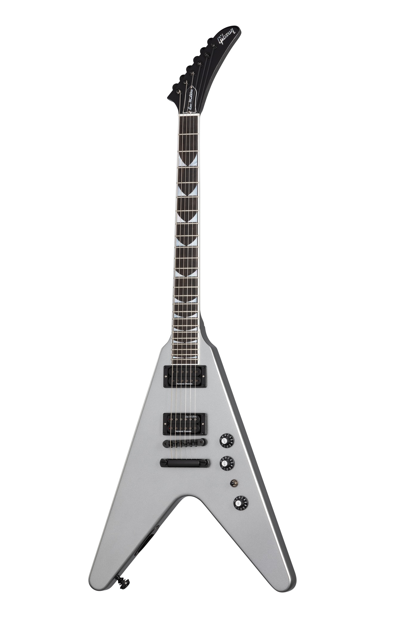 Dave Mustaine Flying V EXP Silver Metallic