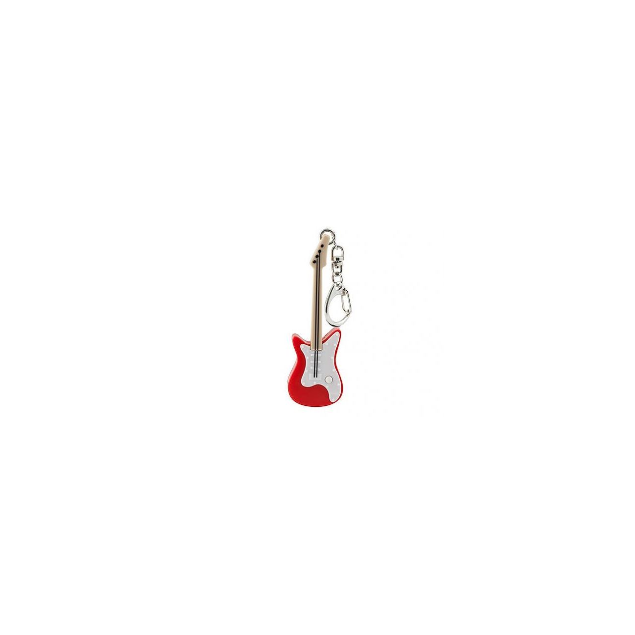 Guitar Keychain - Schlüsselanhänger mit LED red