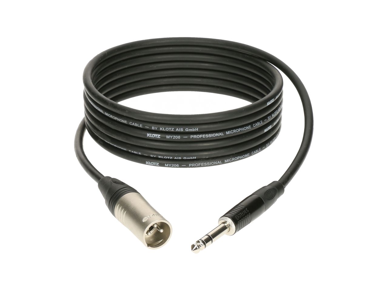 Pro Audiokabel XLR male - 3 m