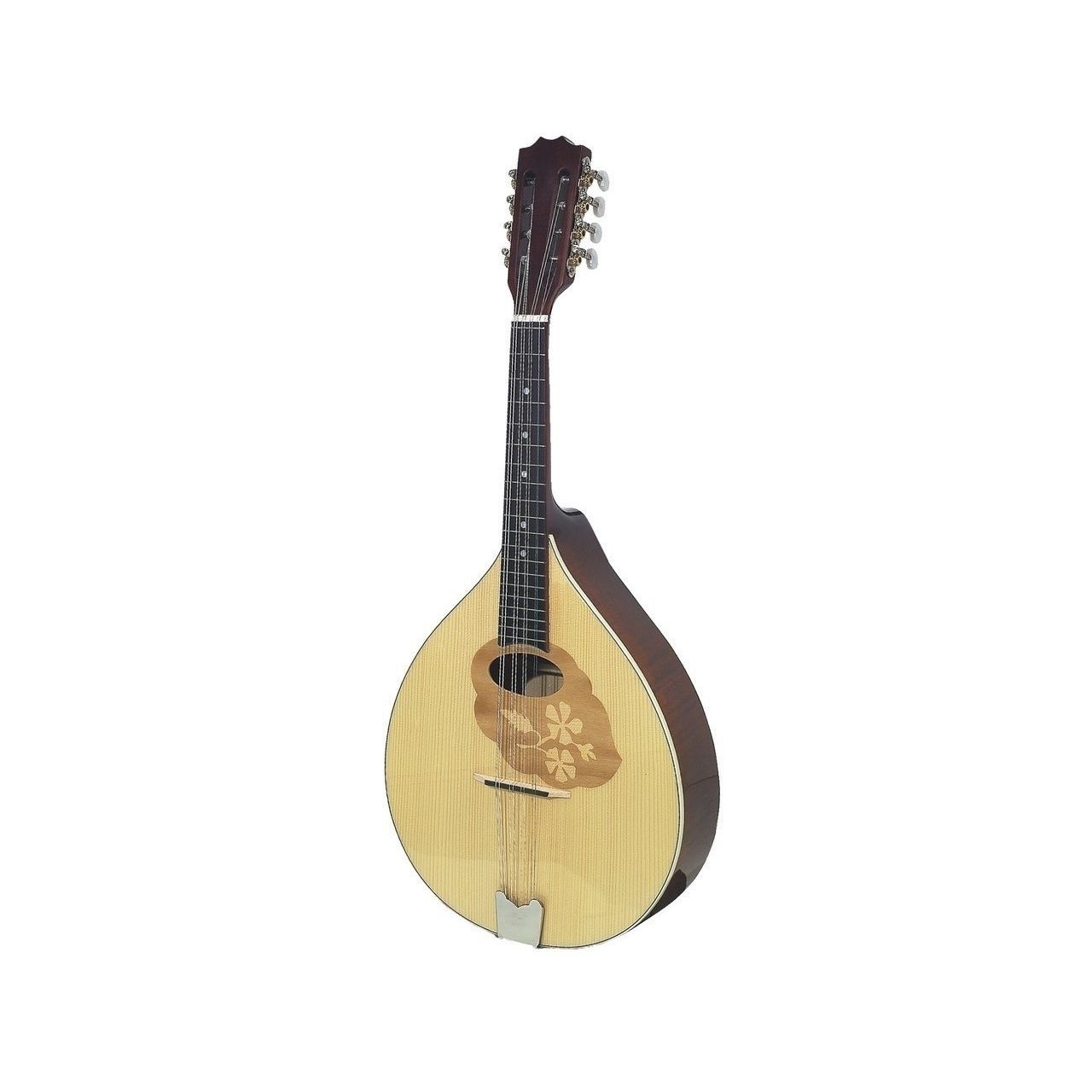 Flachmandola - Portugiesische Form mit massiver Fichtendecke