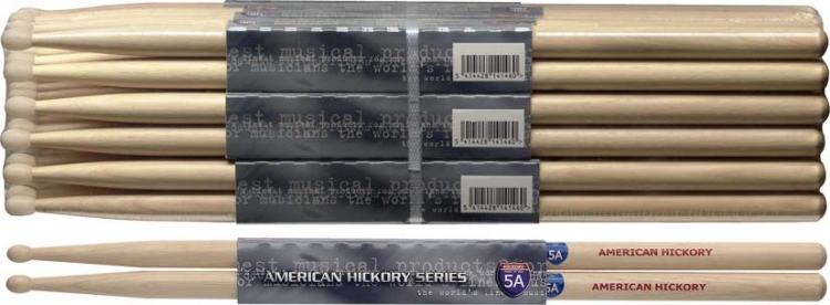 1PR.HICKORY STICKS-WOOD /5A