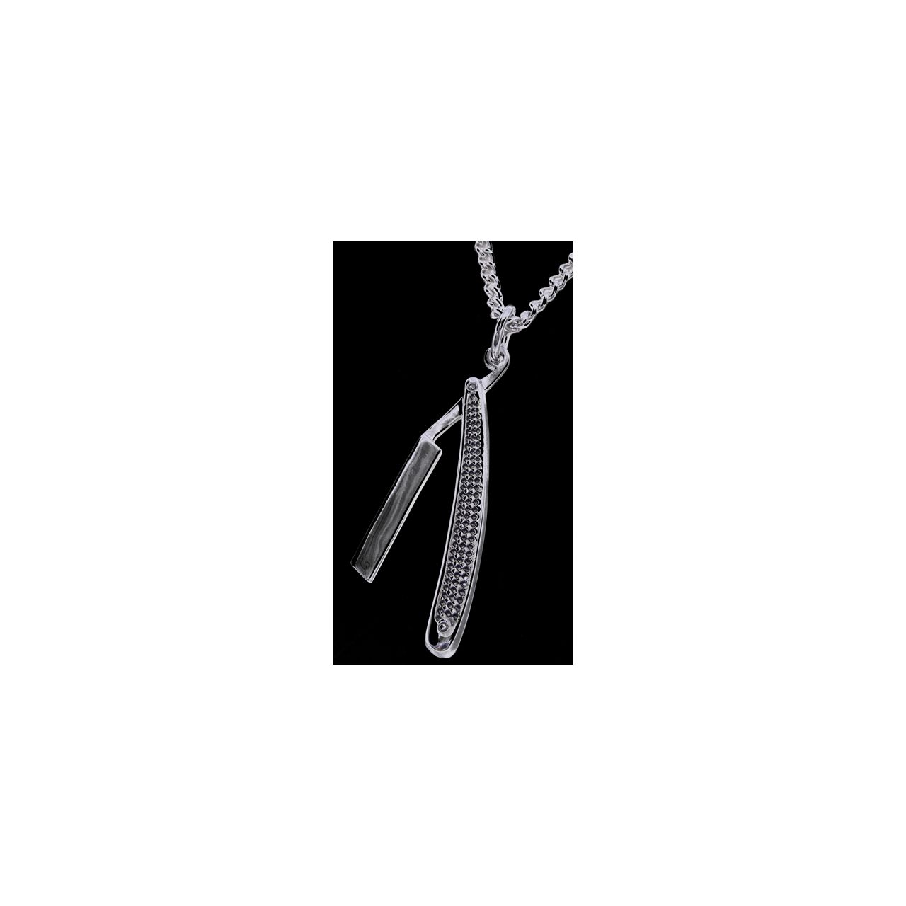 King Baby® Straight Razor Necklace, Alloy