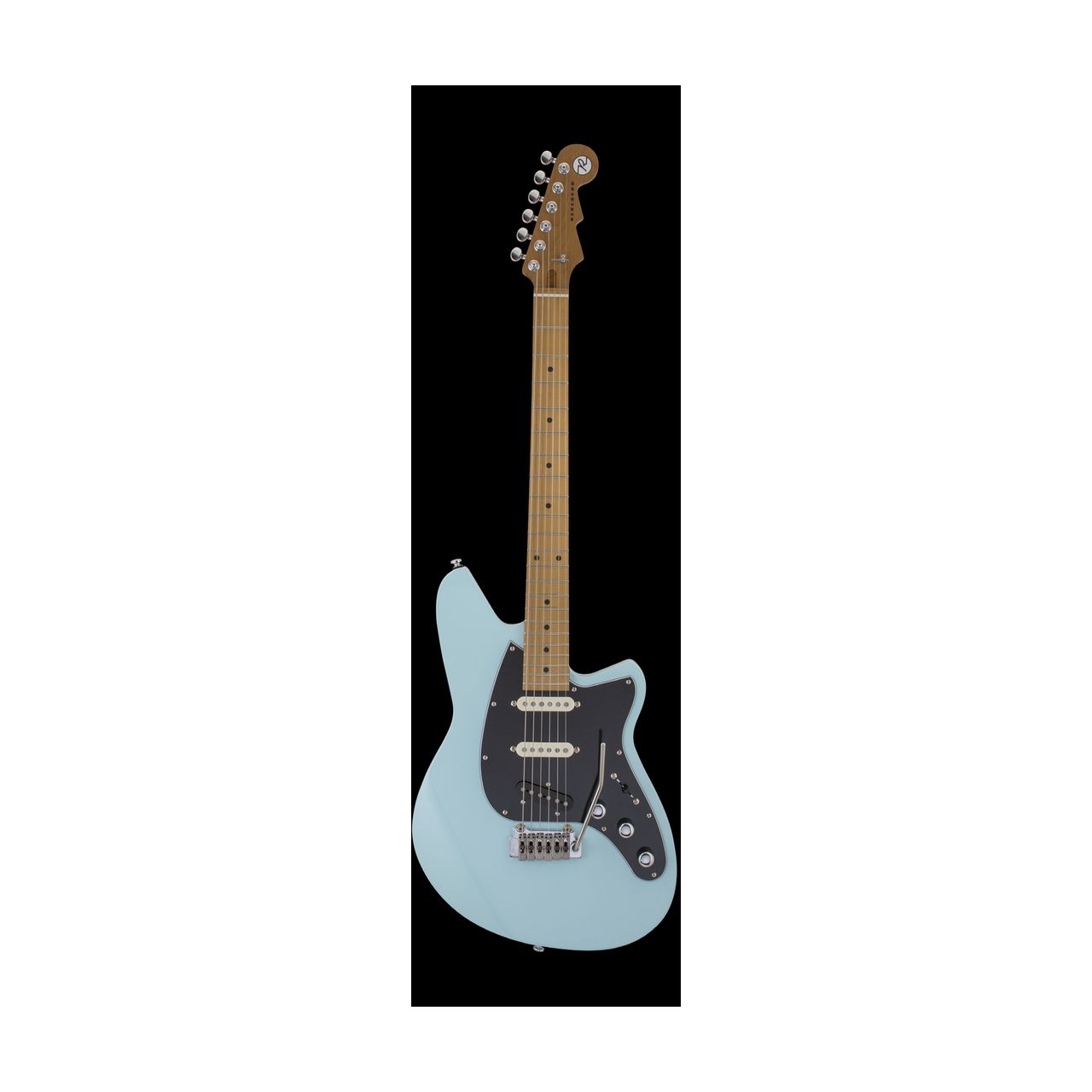 Six Gun TL Roasted Maple Fingerboard in Chronic Blue - E-Gitarre