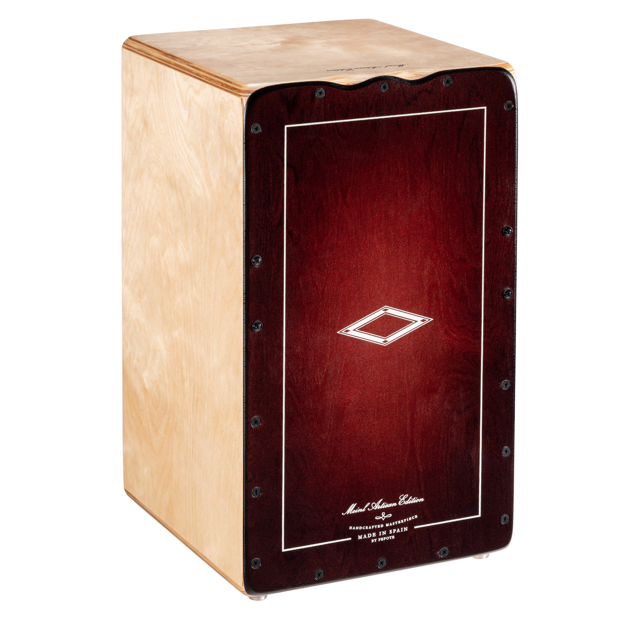 Artisan Edition Cajon Soleá Line - Dark Red Burst