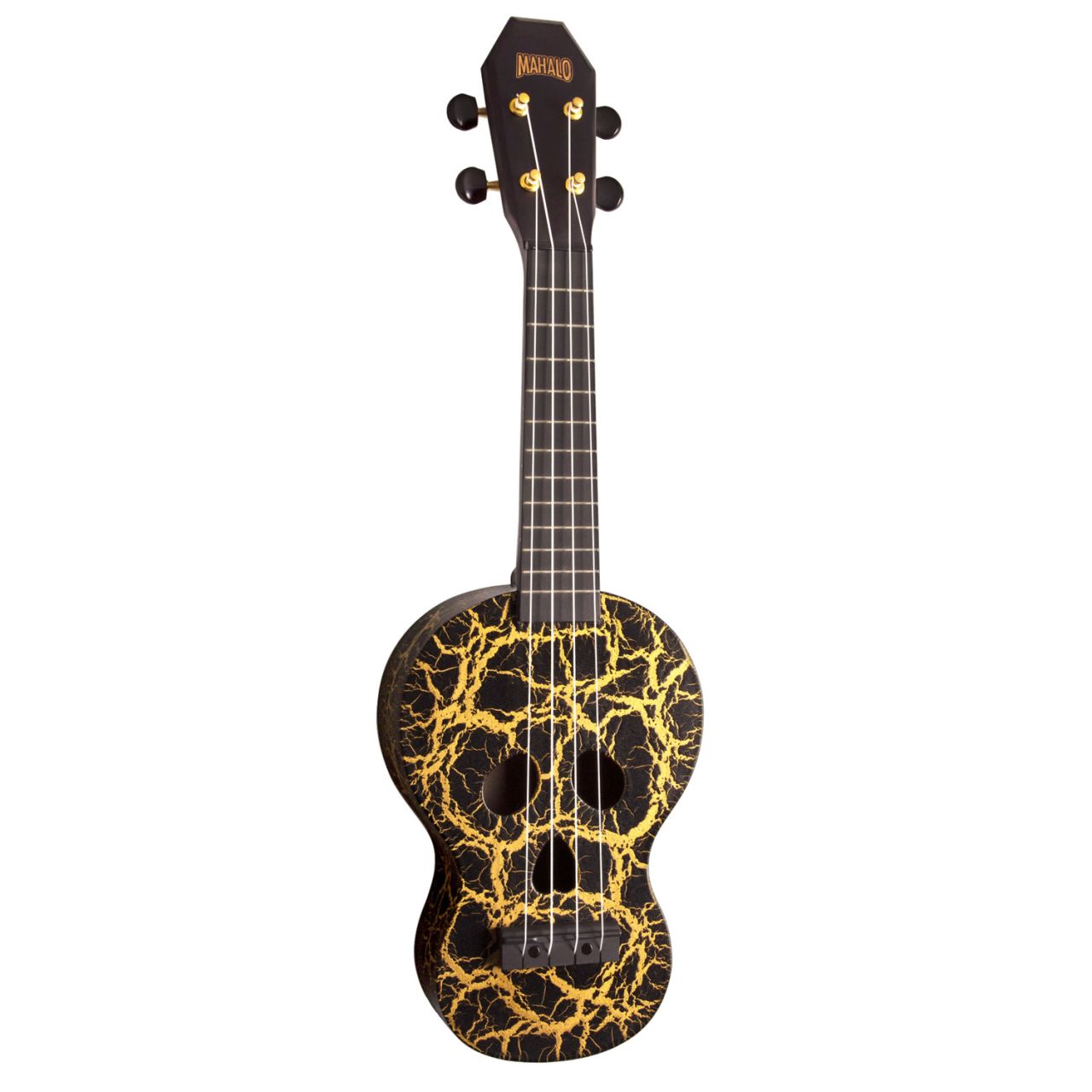 Mahalo Creative Series Ukulele "Skull" - Schwarz