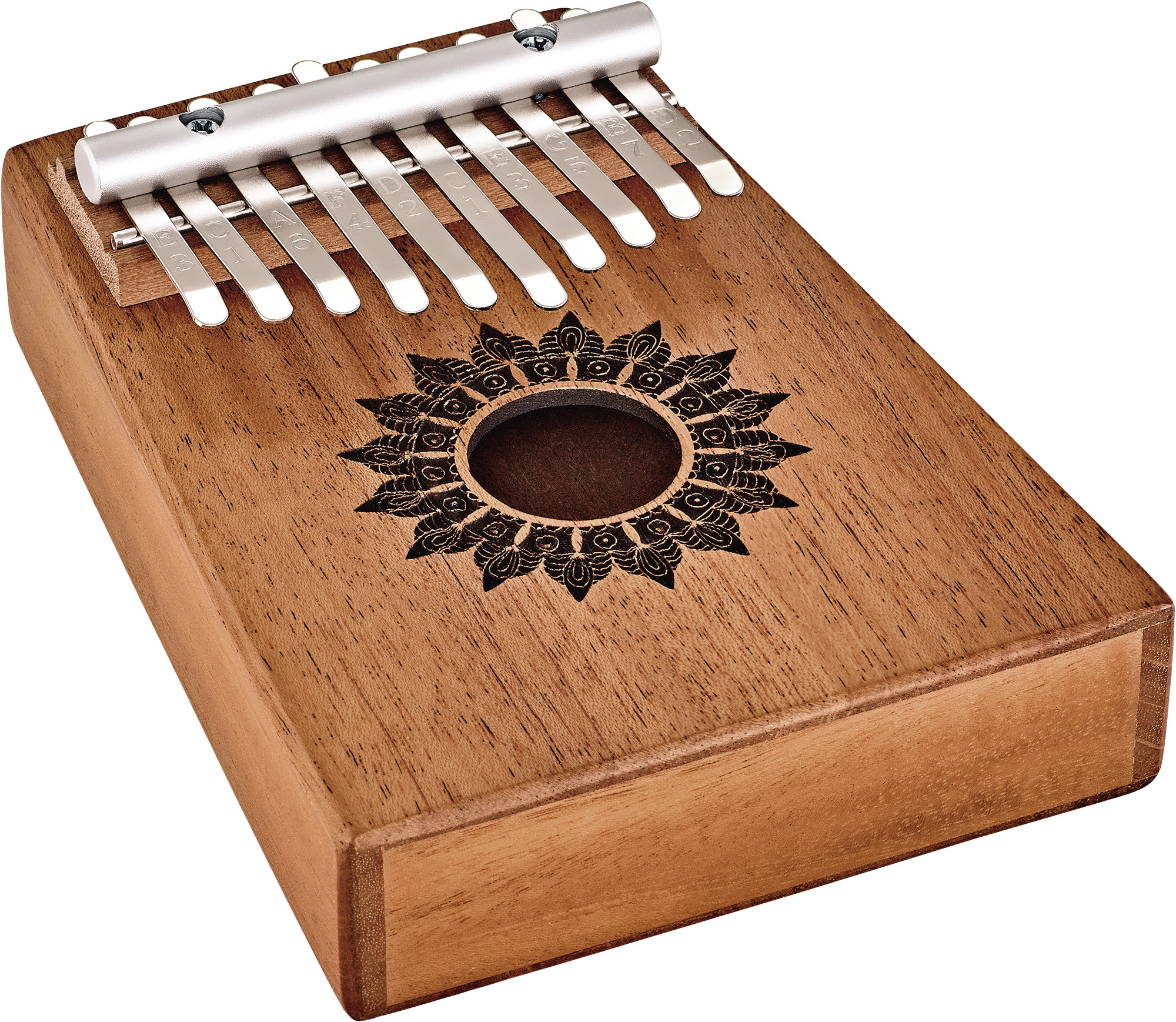 Soundhole Kalimba - 10 Töne / Mahagoni