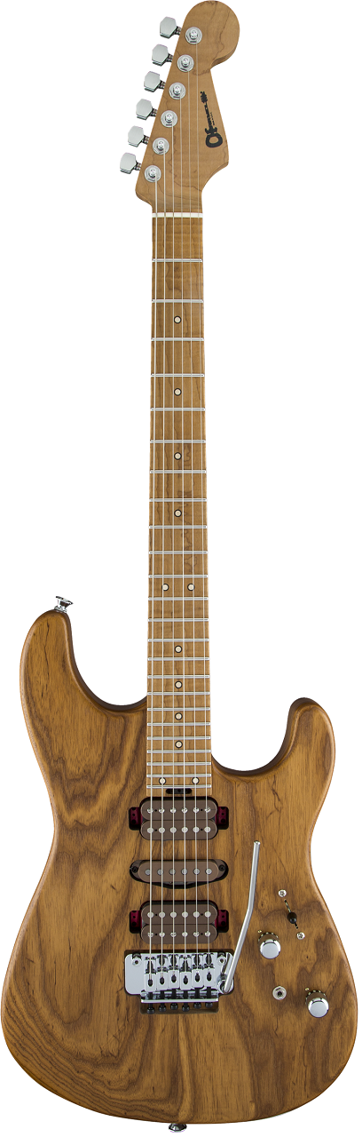 Guthrie Govan Signature HSH Caramelized Ash, Caramelized Flame Maple Fingerboard, Natural