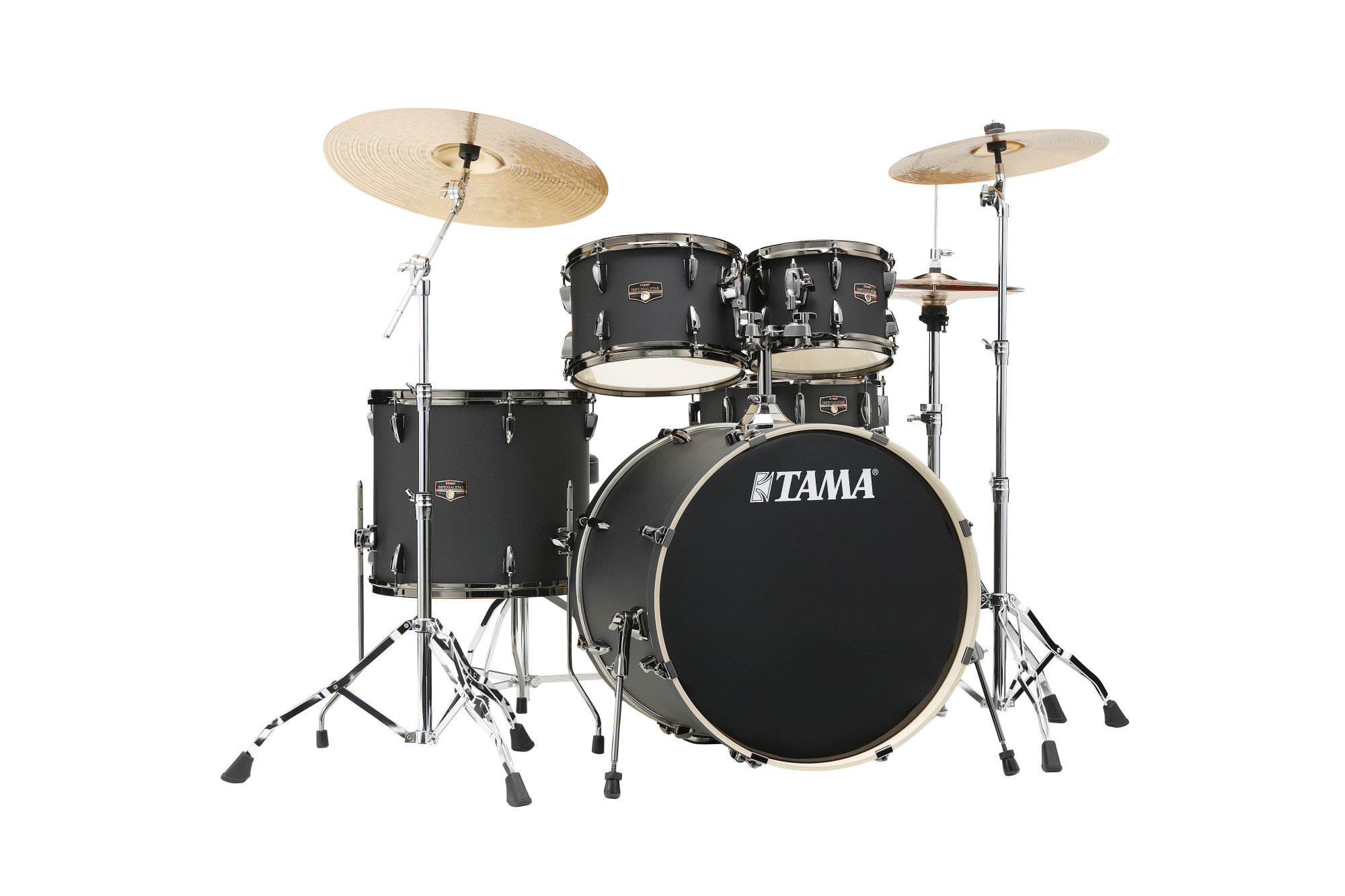 Imperialstar Drumset 5 teilig - Blacked Out Black