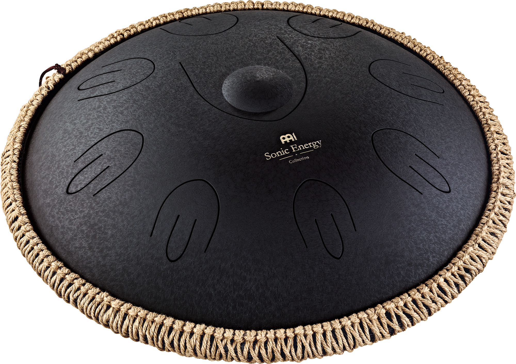 Octave Steel Tongue Drum, Schwarz, D Kurd, 9 Töne, 16" / 40 cm