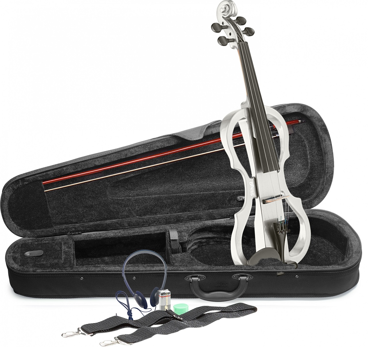 EVN X-4/4 E-Violine in Weiß