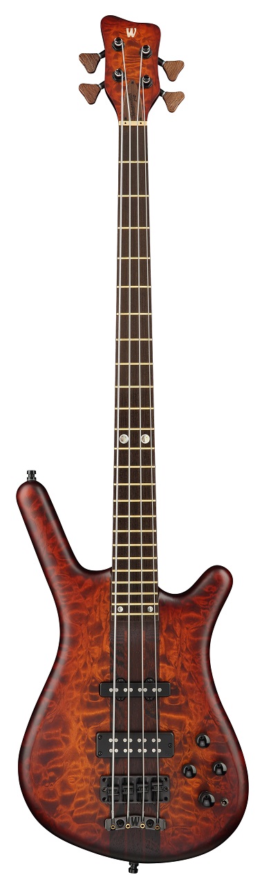 Warwick Masterbuilt Streamette Neck-Through, Limited Edition 2022, 4-String - Special Amberburst Tra