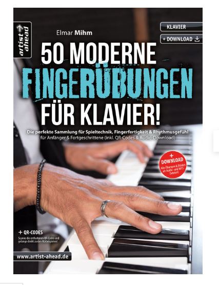 50 Moderne Fingerübungen für Klavier!