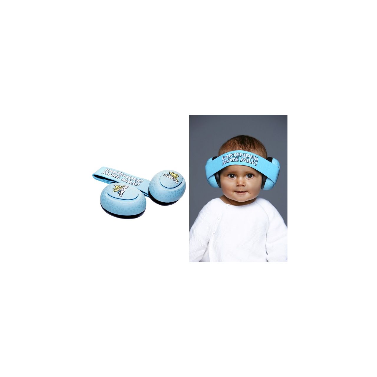 Thunderplugs Baby Banana Muffs, blau