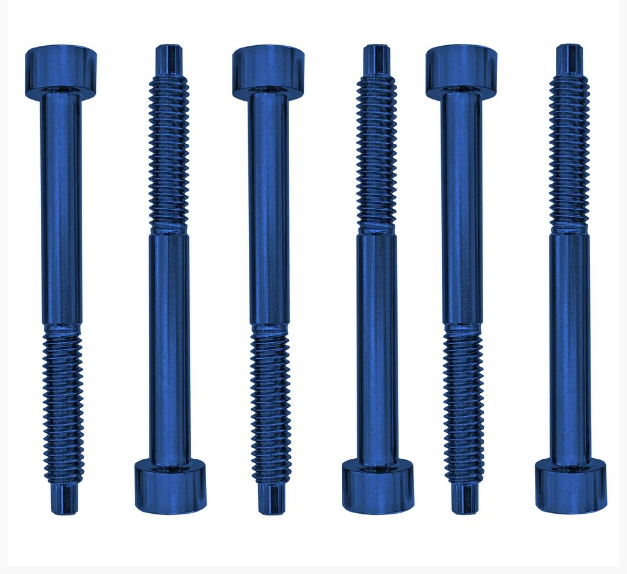 FROSLSBLP - Color Stainless Steel String Lock Screws (6 pcs), Blue