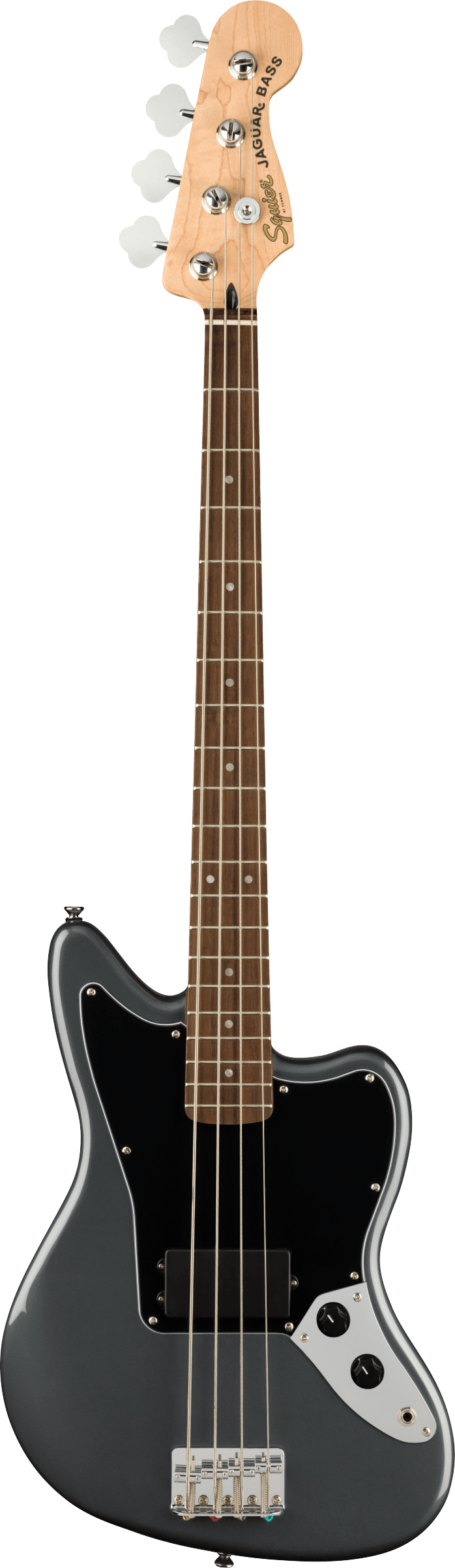 Affinity Series™ Jaguar® Bass H, Laurel Fingerboard, Charcoal Frost Metallic