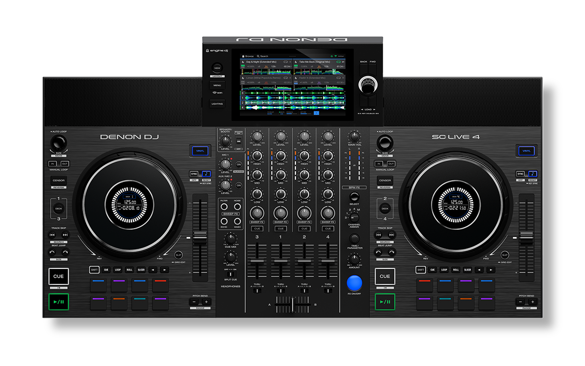 SC LIVE 4 - Standalone DJ-Controller mit Lichtsteuerung