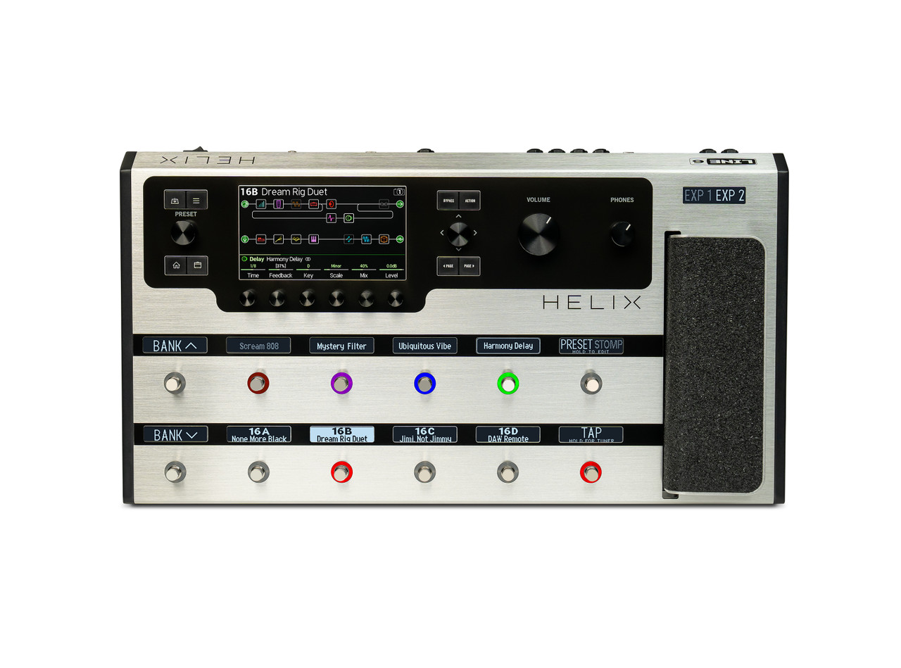 Helix Floor Flagship Amp & Effects Processor: Limited Edition Platinum