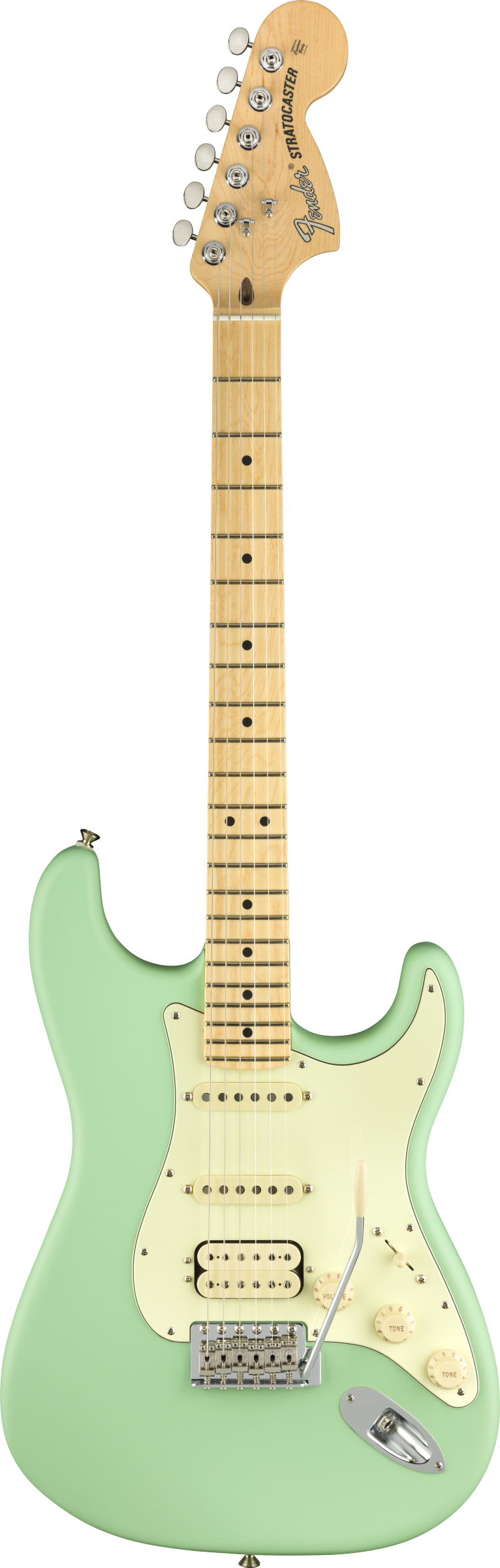 American Performer Stratocaster® HSS, Maple Fingerboard, Satin Surf Green