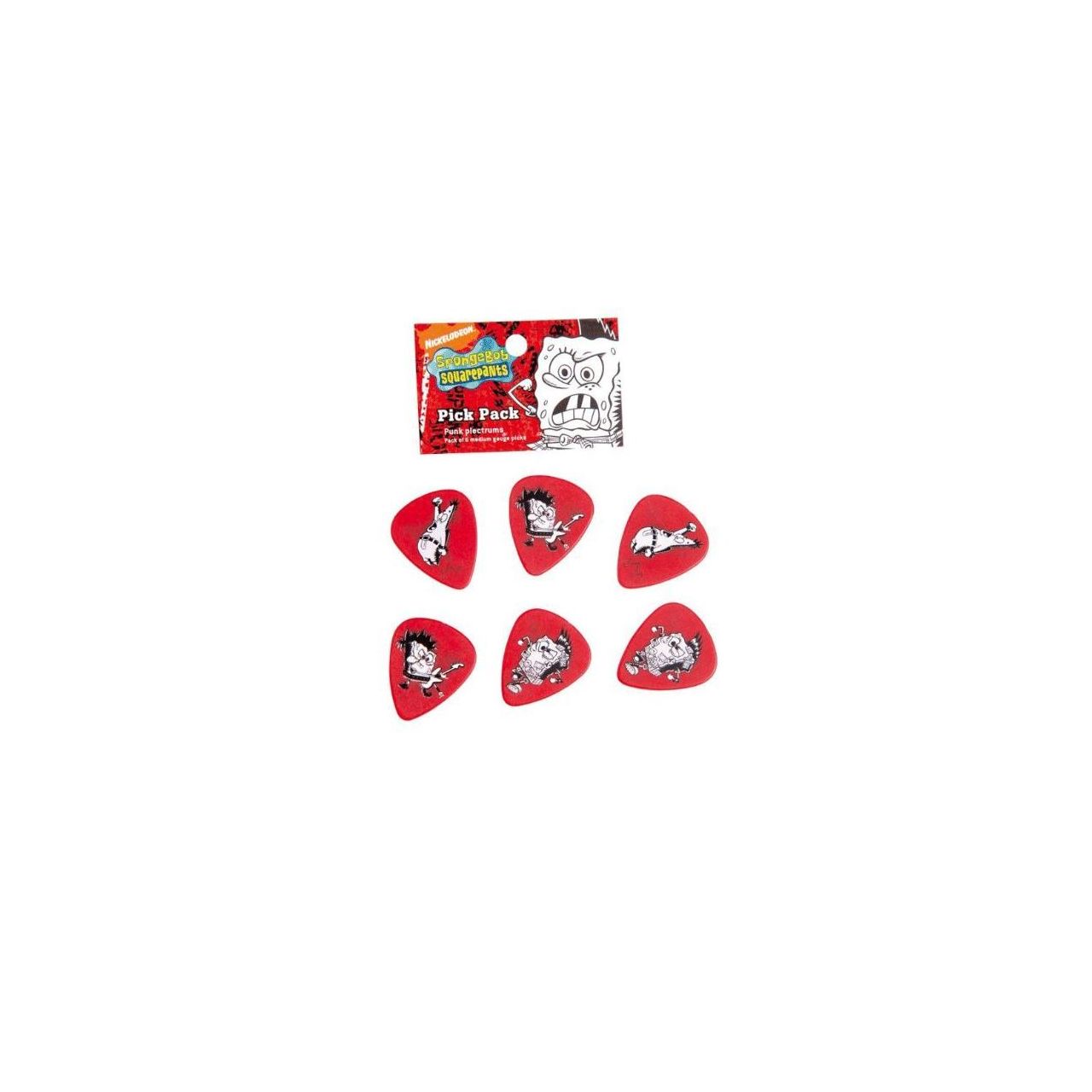 SpongeBob Player Pack, 6 picks Punk, Heavy