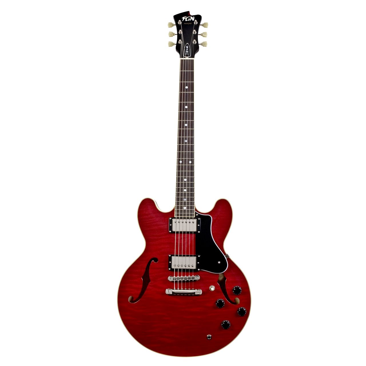 Masterfield Flamed Cherry Red - E-Gitarre