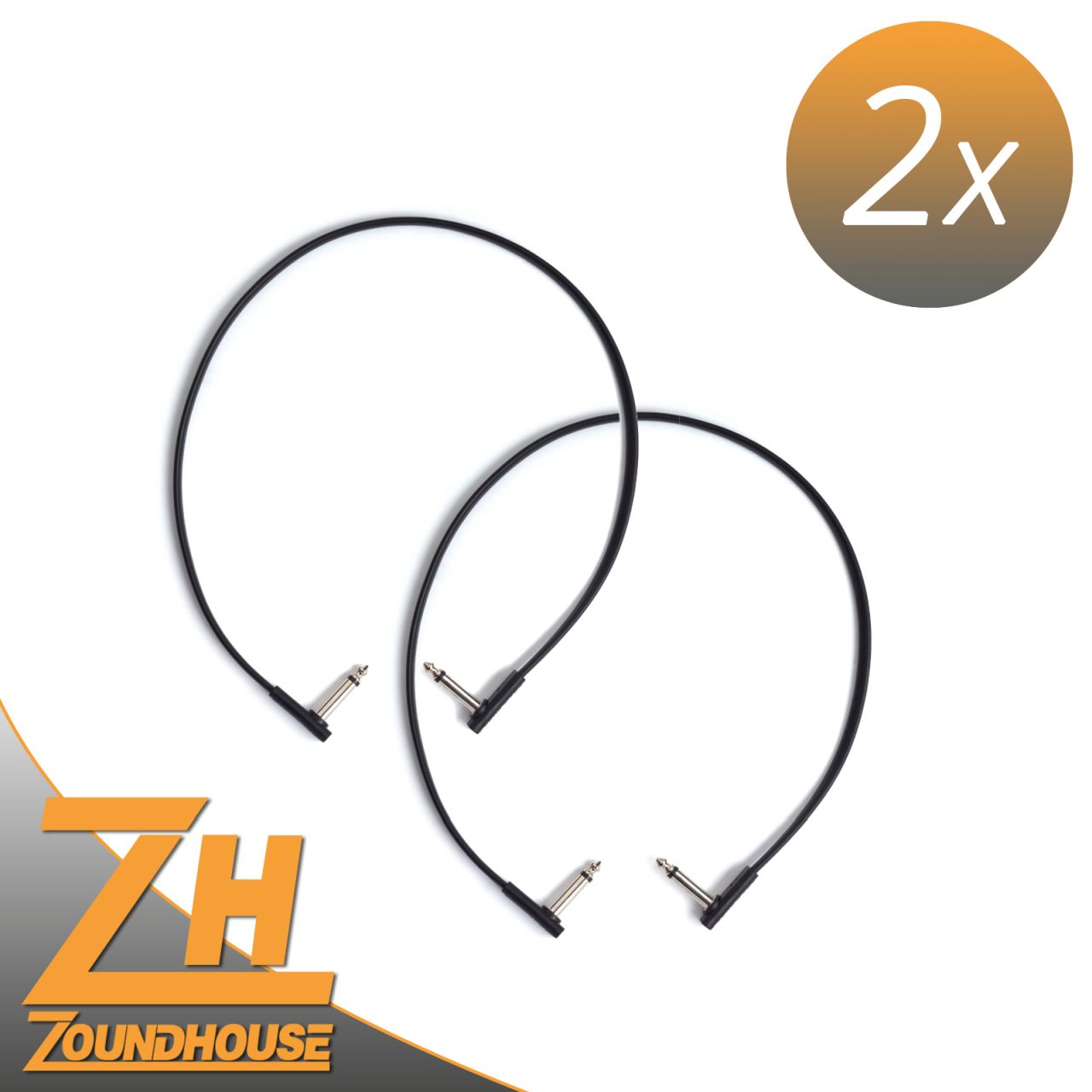 2 x Flat Patch Cable 60 cm - Patchkabel