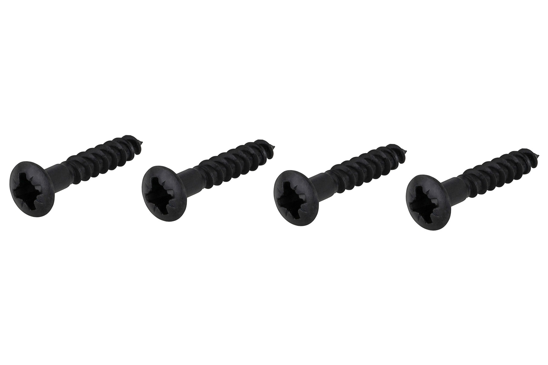 Countersunk Bridge Screw, 3,5 mm x 20 mm, 4 pcs. - Black