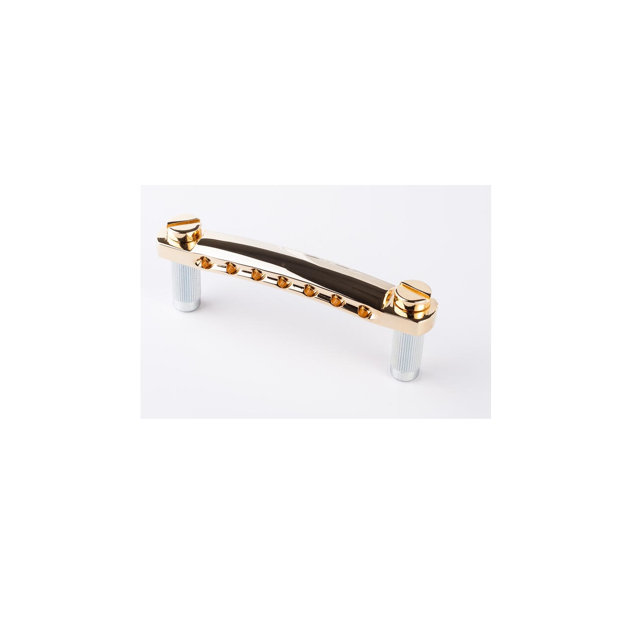 T7Z G - 7-String Metric Tailpiece (Locking Stop Bar) - Gold