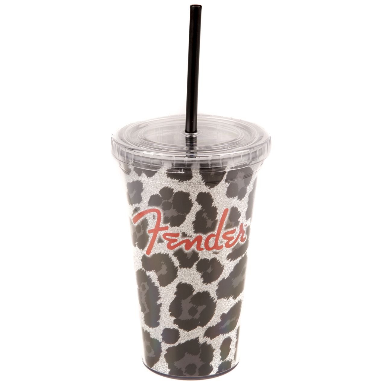 Acrylic Tumbler 24 oz, Leopard Glitter