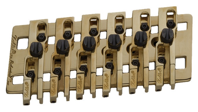 2460-XW6 - 6-String Extra Wide Bass Fixed Bridge - Gold