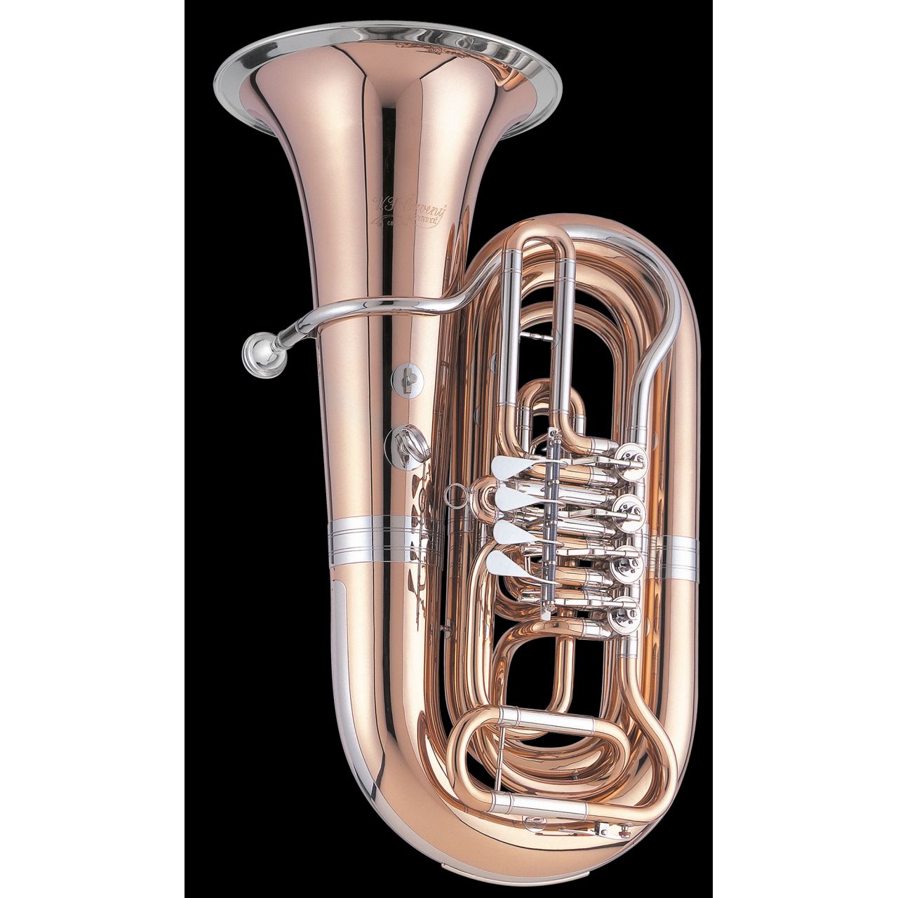 Bb Tuba, Arion 4, Goldmessing, lackiert, 4 Ventile