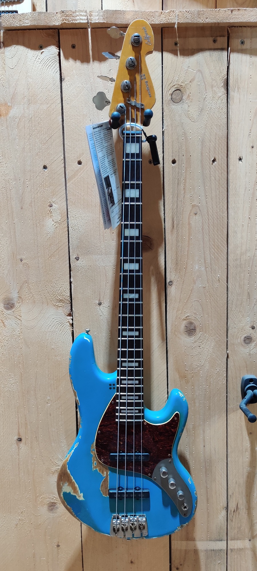 California II TT Masterpiece Aged, 4-String, Alder Body, 50th Blue