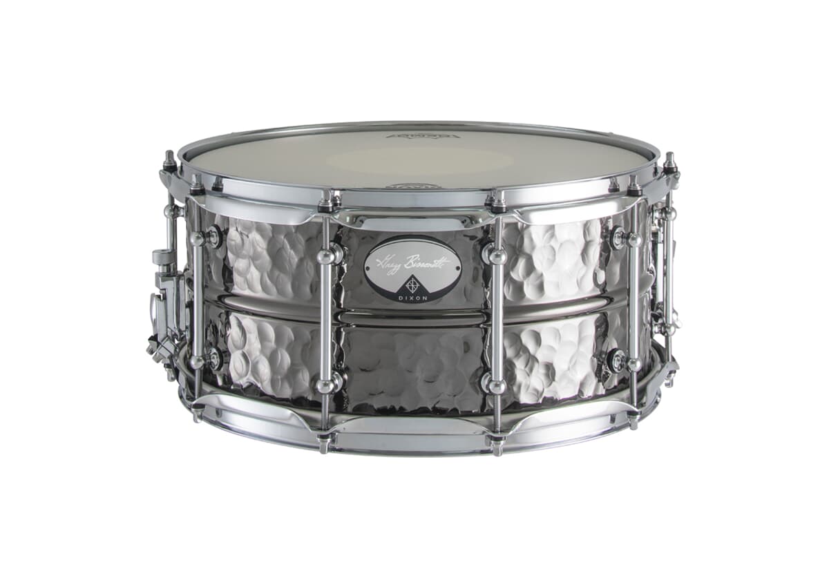 Gregg Bissonette Signature, 6.5" x 14" Hammered Brass Snare PDSAN654GBB