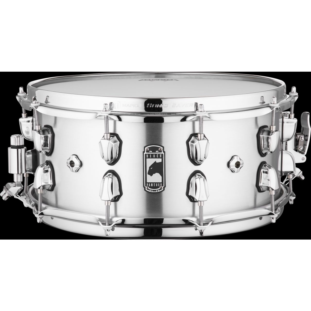 14" x 6,5" Black Panther Atomizer Snare Drum, Aluminium