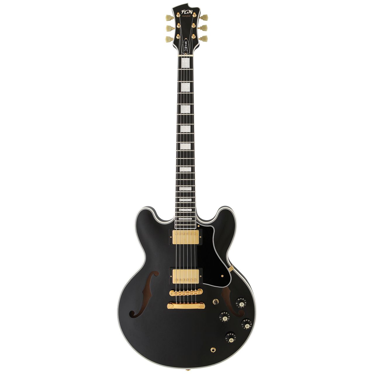 Masterfield Classic Black - Halbresonanz E-Gitarre