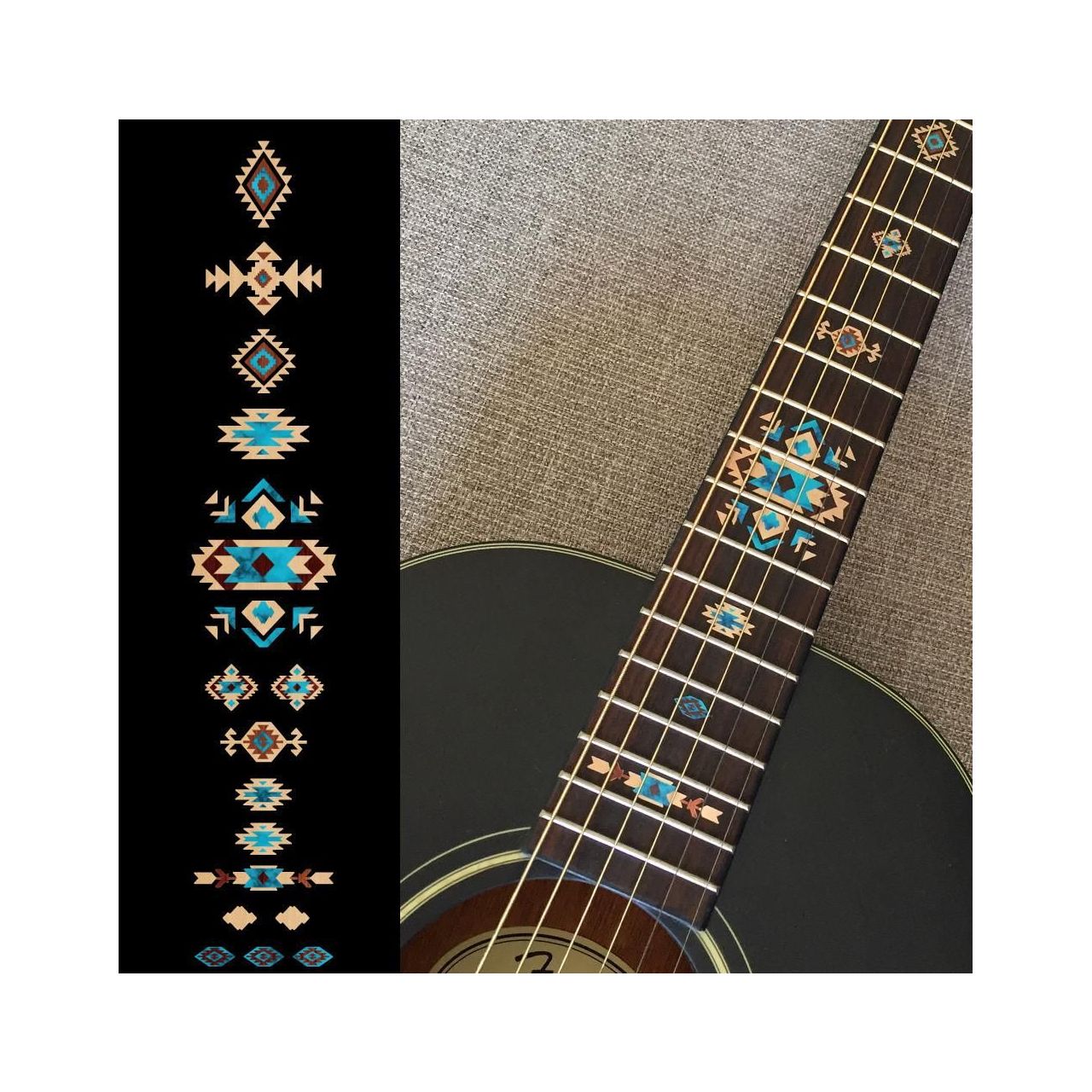 Inlay Stickers, Fret Mark-Native American (Natural)