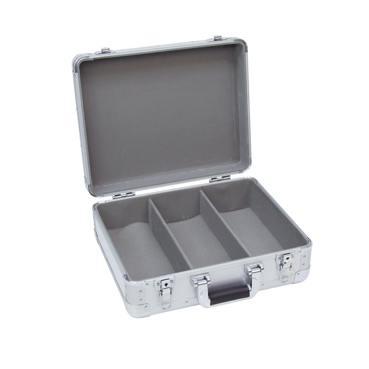 ROADINGER CD-Case ALU Digital-Booking abgerundet, silber