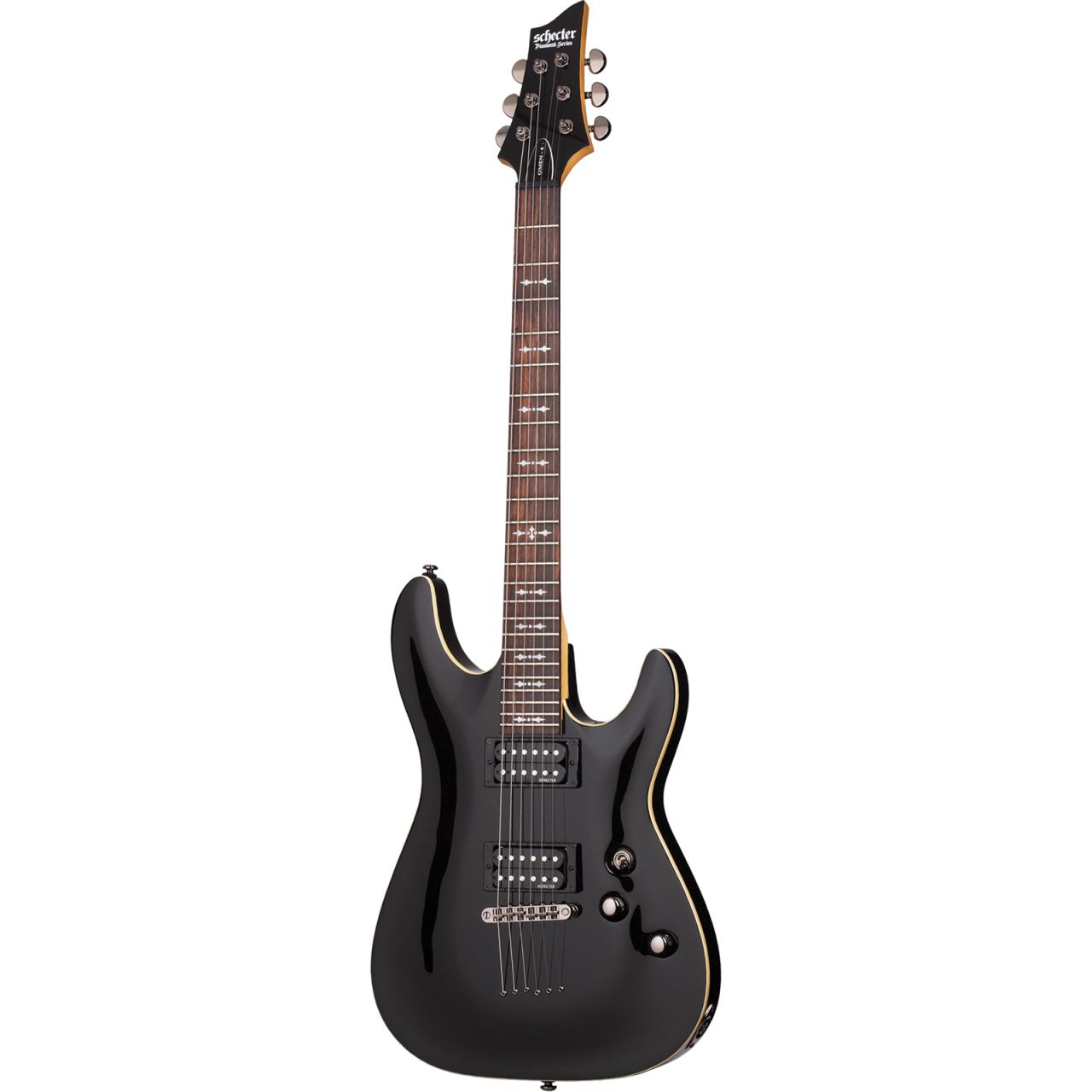 Omen 6 E-Gitarre in Gloss Black