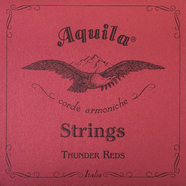 Aquila 169U - Thunder Reds, Bass Ukulele / U-Bass Single String - Low-B (5th), 23" - 26" Scale