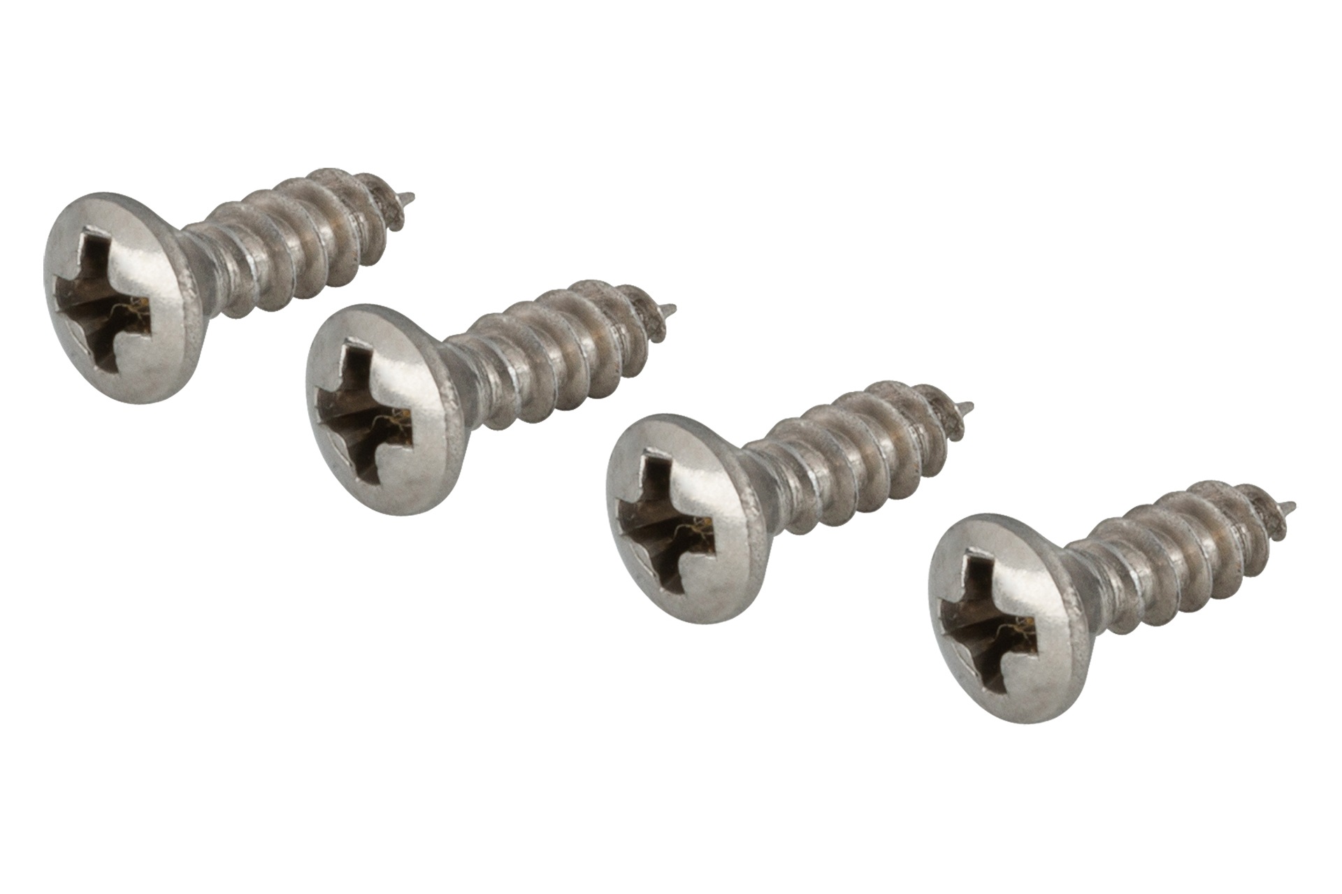 Pickguard Screw, 2,2 mm x 9,5 mm, 4 pcs. - Stainless Steel