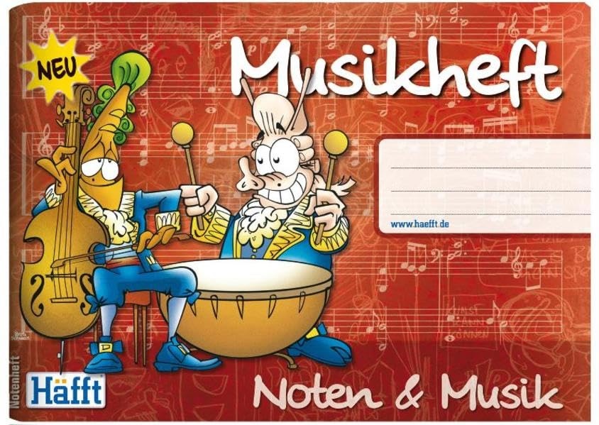 Noten und Musikheft A5, quer