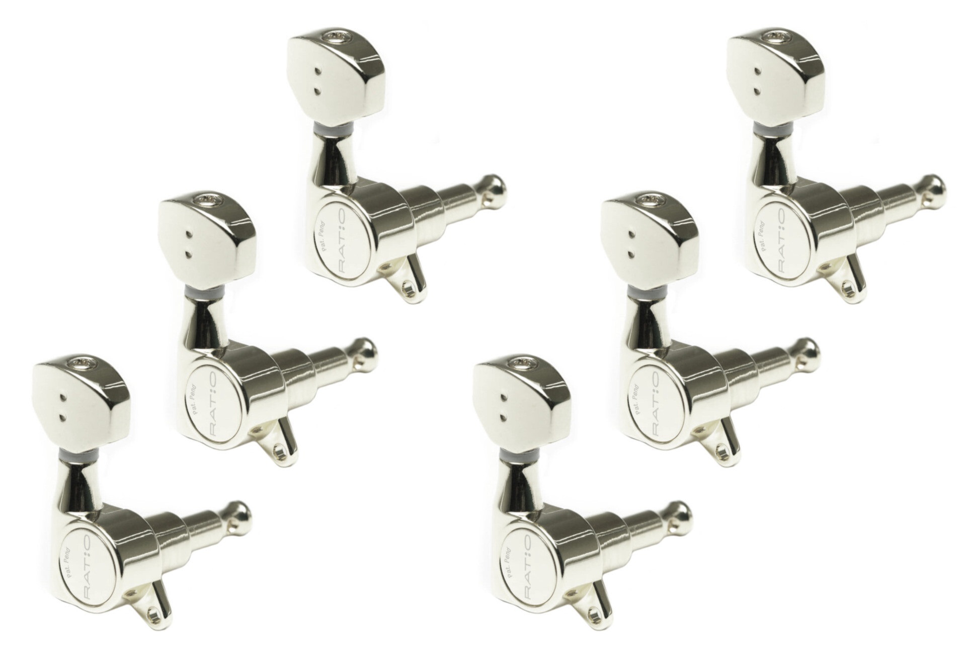 Ratio Electric 6 Inline RightHanded Mini Contemporary Offset Screw - Chrome