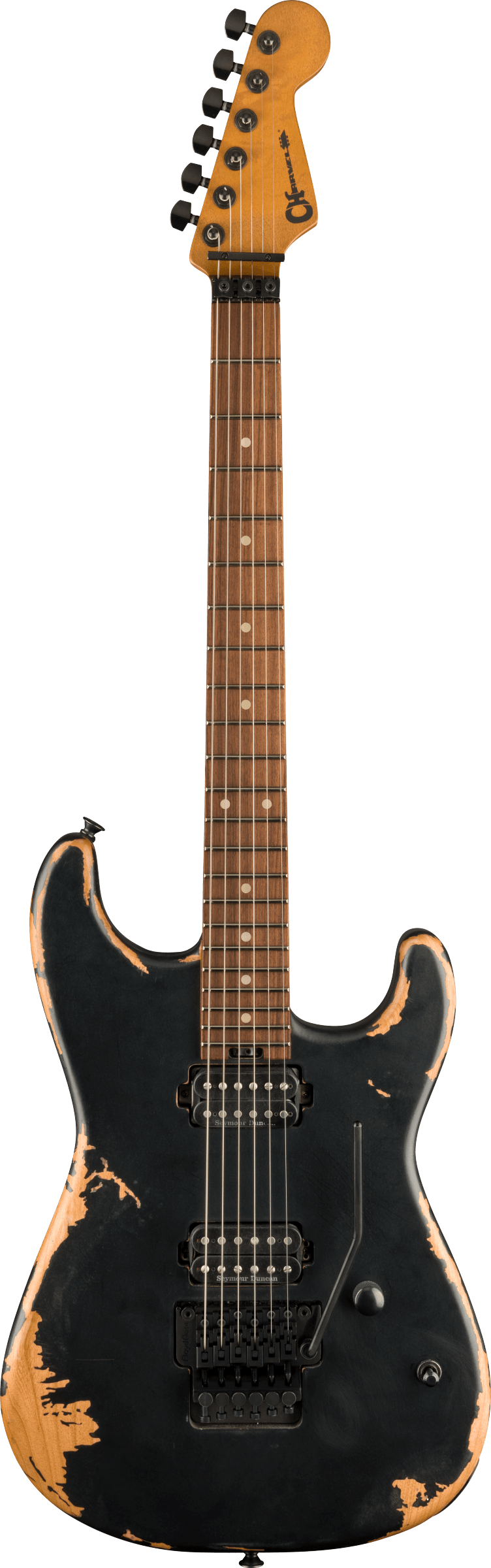 Pro-Mod Relic San Dimas® Style 1 HH FR PF, Pau Ferro Fingerboard, Weathered Black