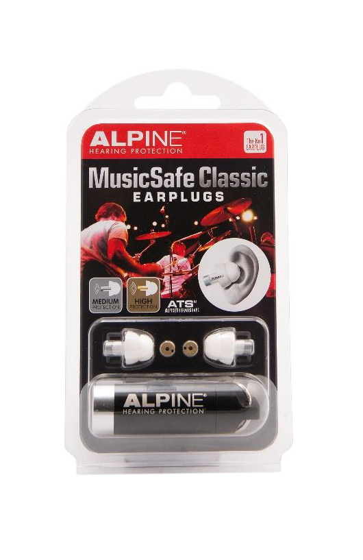 MusicSafe Classic Earplugs- Transparent