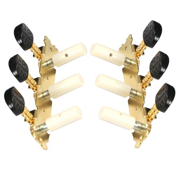 MGP19 Classical Guitar Tuning Pegs Keys, GOLDEN  (3+3)