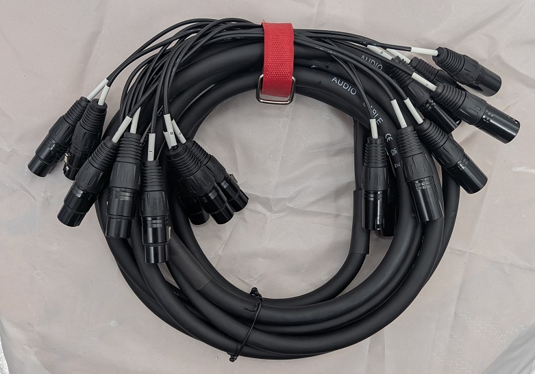 Multicore XLR schwarz 5m - USED