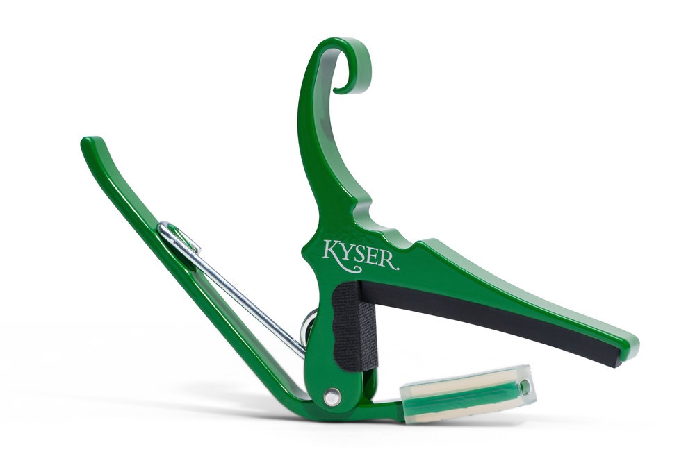 KG6EG Quick-Change Acoustic Capo - Emrald Green