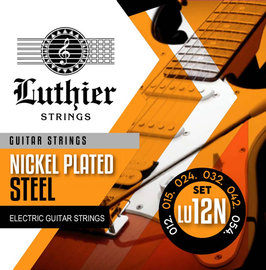 LU-12N Nickel Plated Steel Strings, .012 - .054